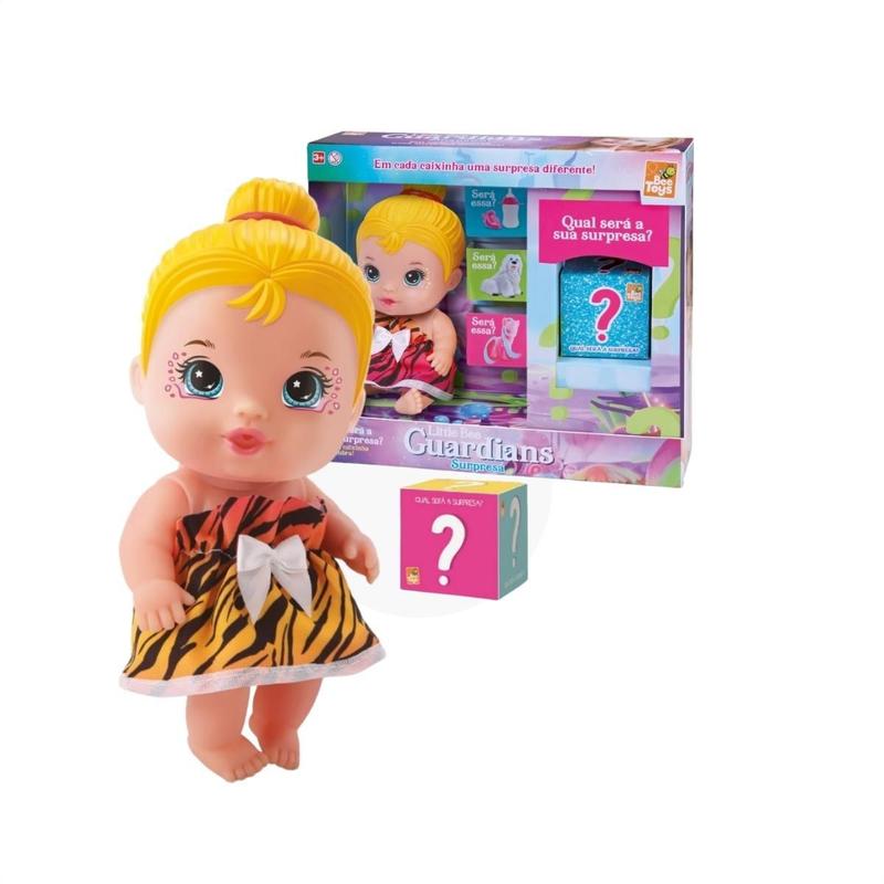 Boneca mini guardians surpresa caixinha de supresa beetoys - Bee